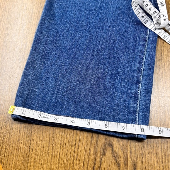 L'AGENCE Oriana High Rise Straight‎ Leg Jeans Dark Wash Denim Size 34 READ - Picture 13 of 15